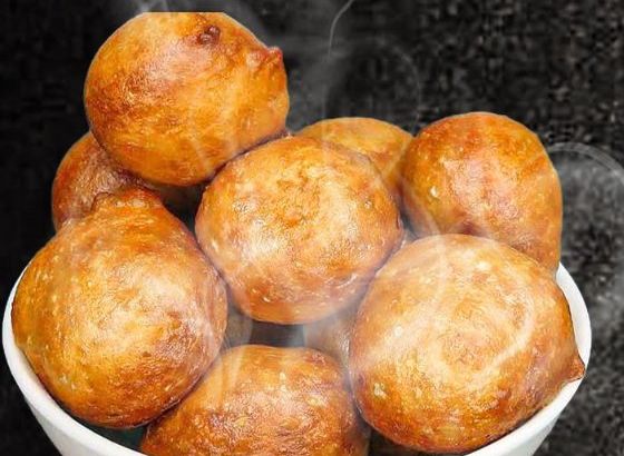 Bowl of puff puff